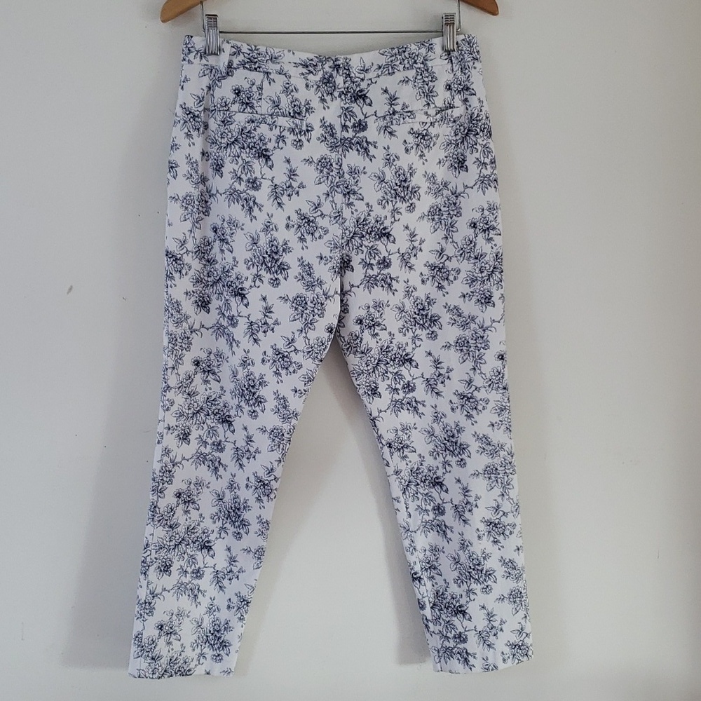 Mario Serrani Italy Comfort Stretch Slim Fit Tummy Control Cropped Pants Size 10 - Picture 5 of 16